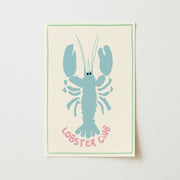 The Lobster Club Blue – Coastal Wall Art