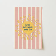 Girls Just Wanna Have Sun – Coastal Wall Art