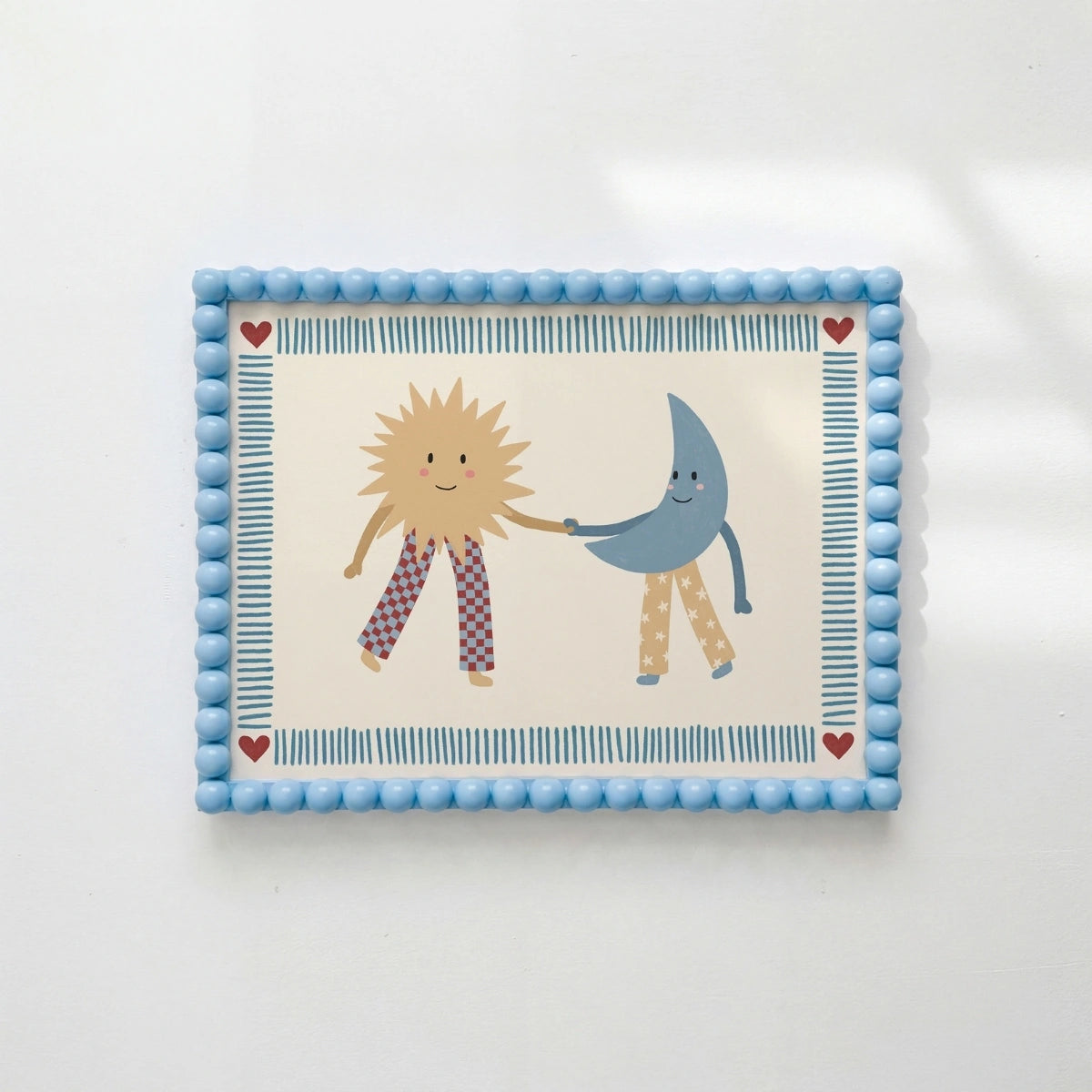Sun And Moon Nursery Wall Art, Space Nursery Decor