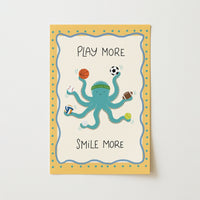 Cute Octopus Sports Print
