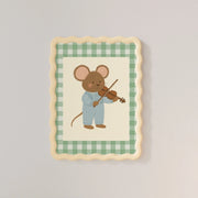 Mouse Playing Violin – Nursery & kids wall art