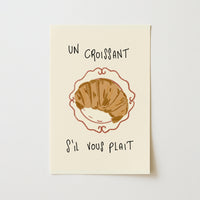 Cucina francese per croissant