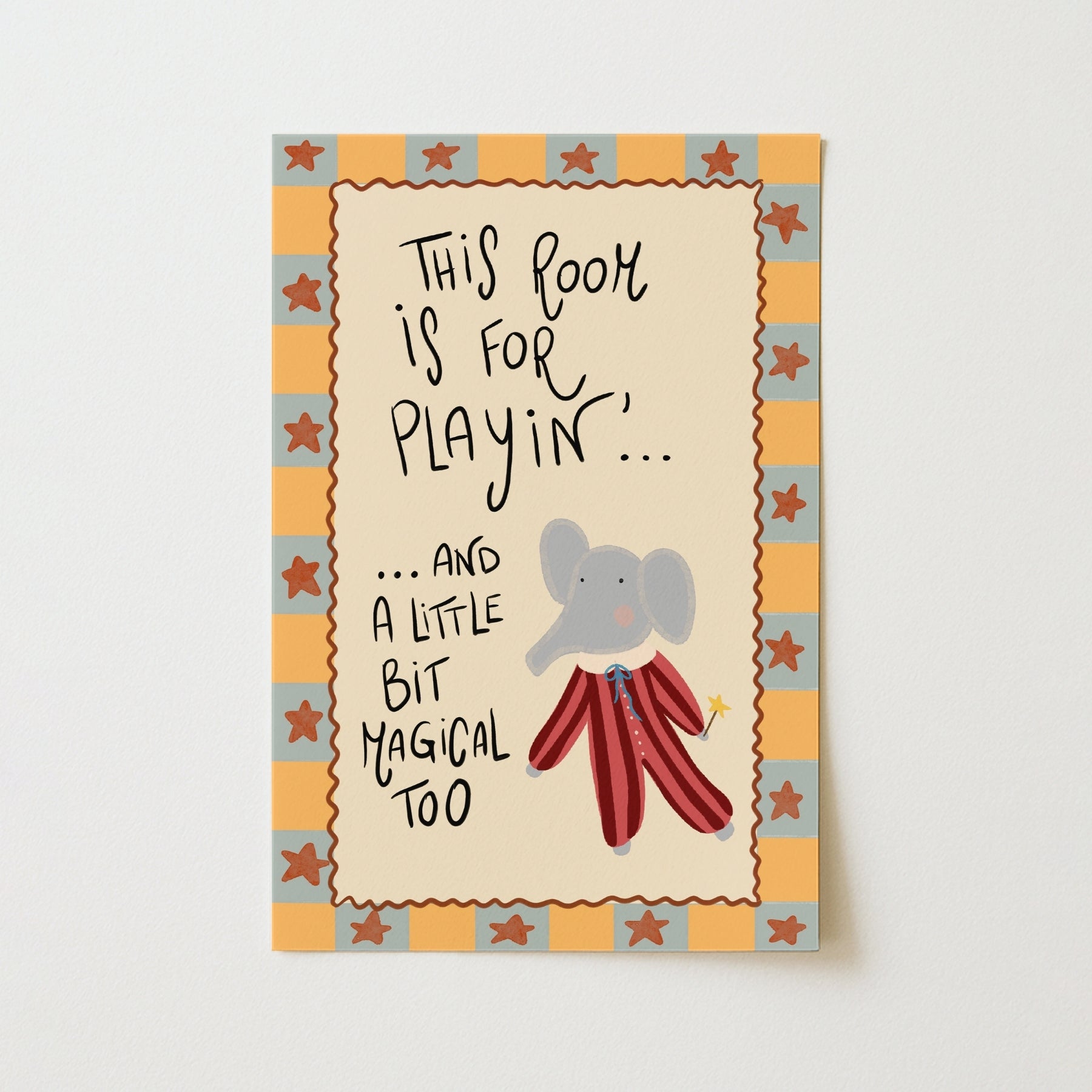 This Room Is for Playin’ Nursery Print
