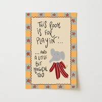 This Room Is for Playin’ Nursery Print
