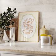 Charming Café – Art mural pour la cuisine