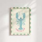 The Lobster Club Blue – Coastal Wall Art