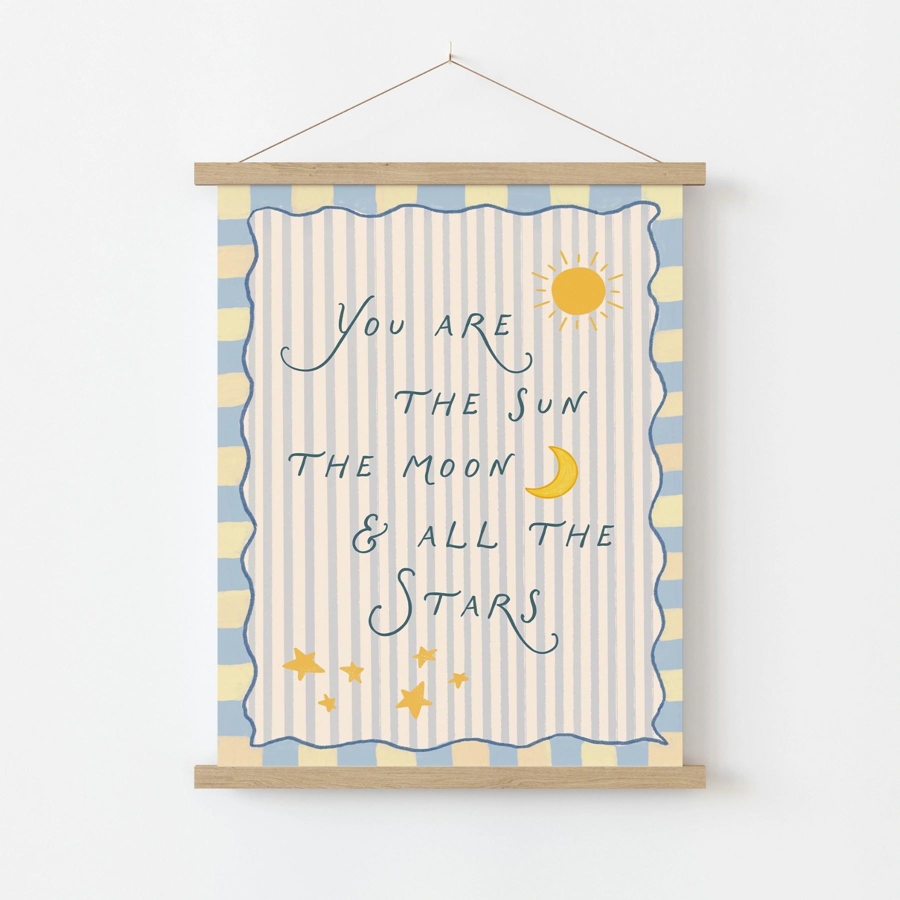 Stampa con citazione celestiale