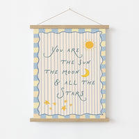 Stampa con citazione celestiale