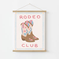 Coastal Cowgirl Boots Wall Art