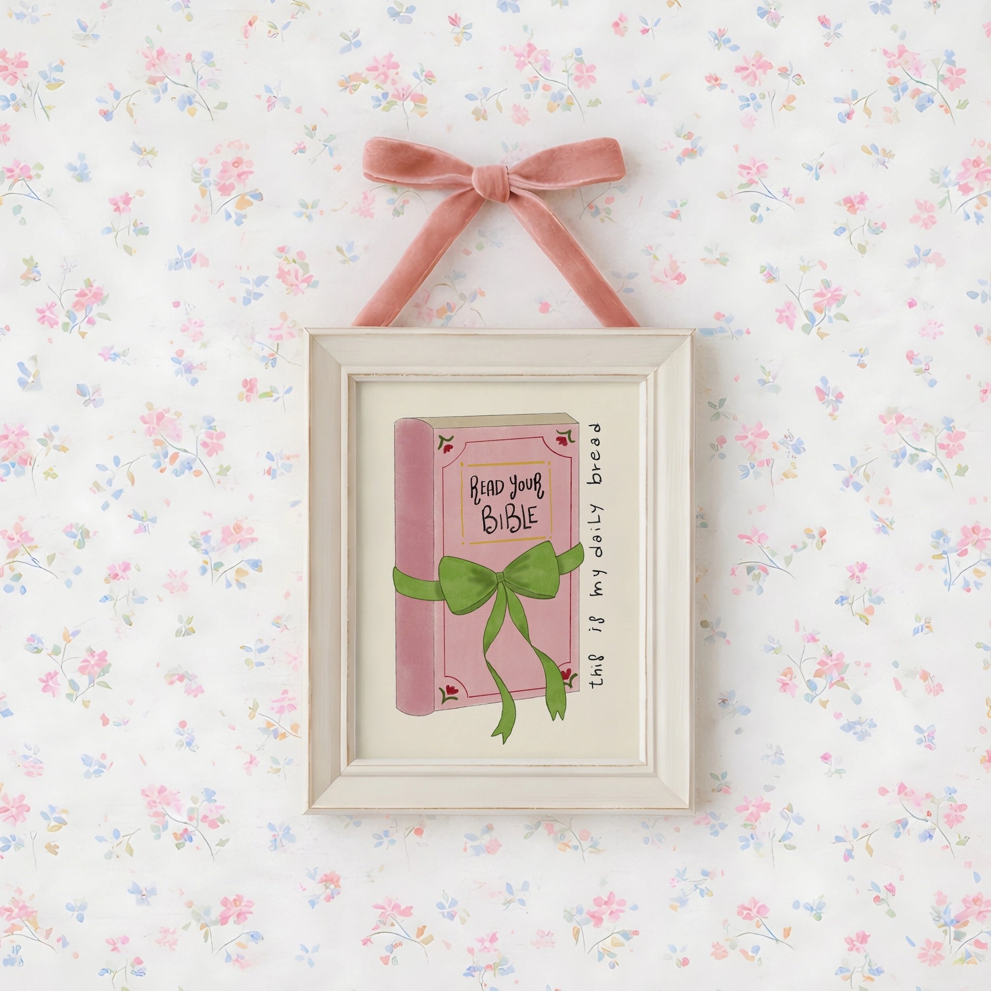 Art mural chrétien Lisez votre Bible