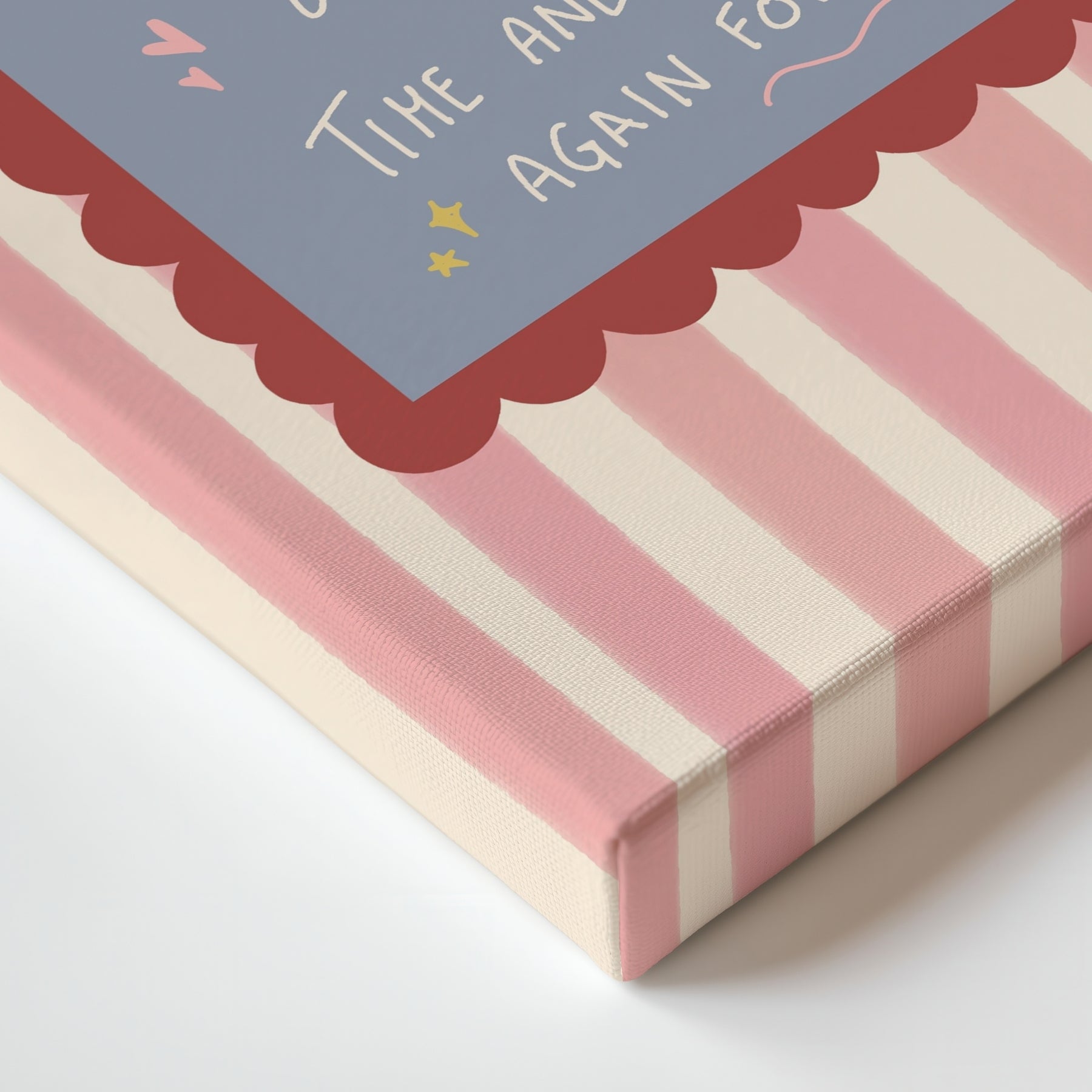 I Love You to the Moon and Back Nursery Canvas Print