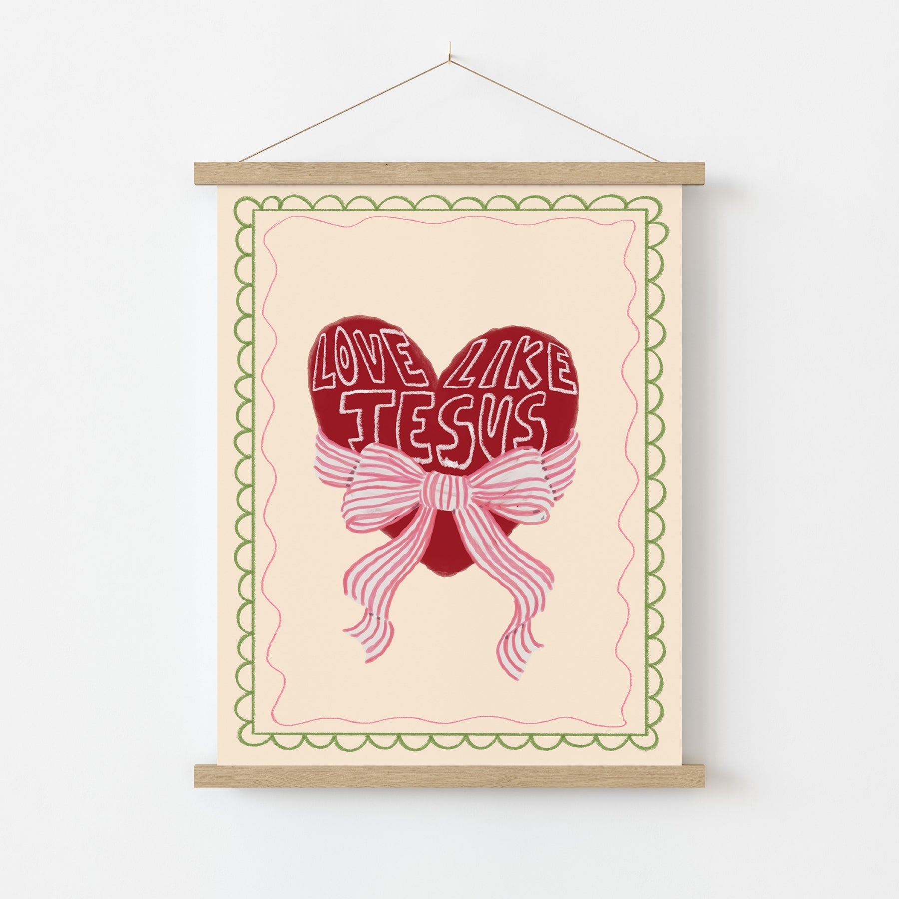 Cottagecore Jesus Wall Decor
