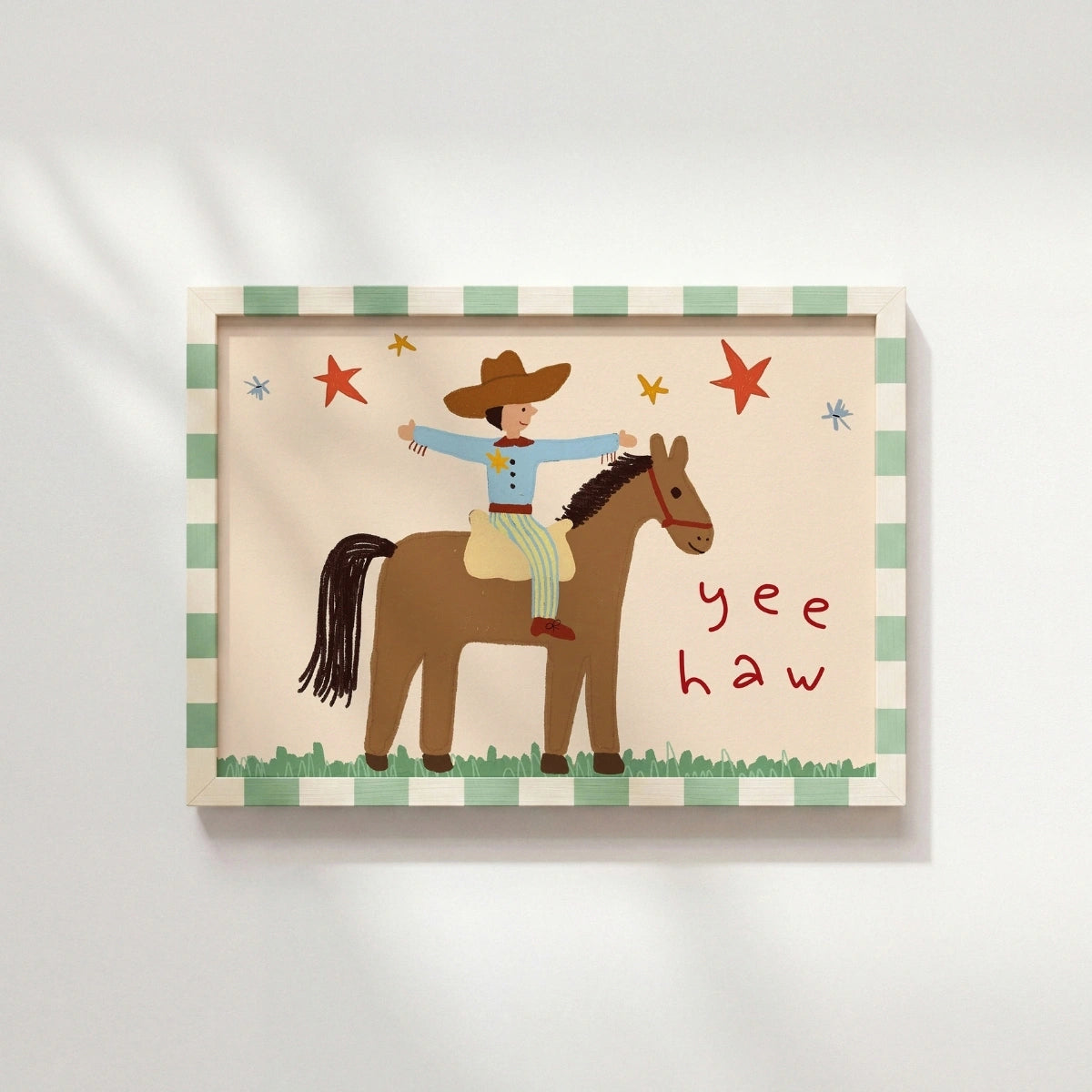 Western Kids Wall Art, Boys Room Decor
