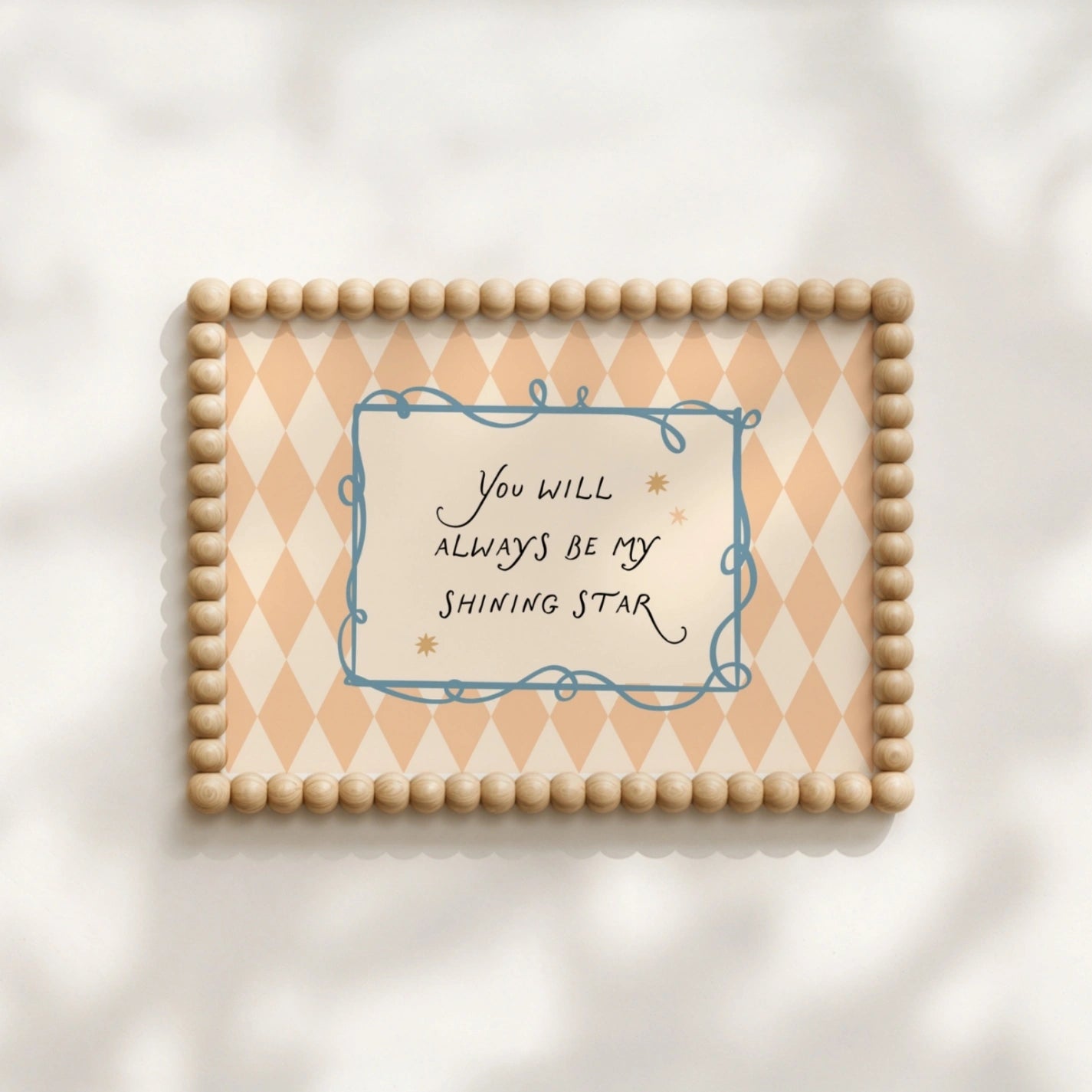 Baby Love Quote Print, Whimsical Kids Decor