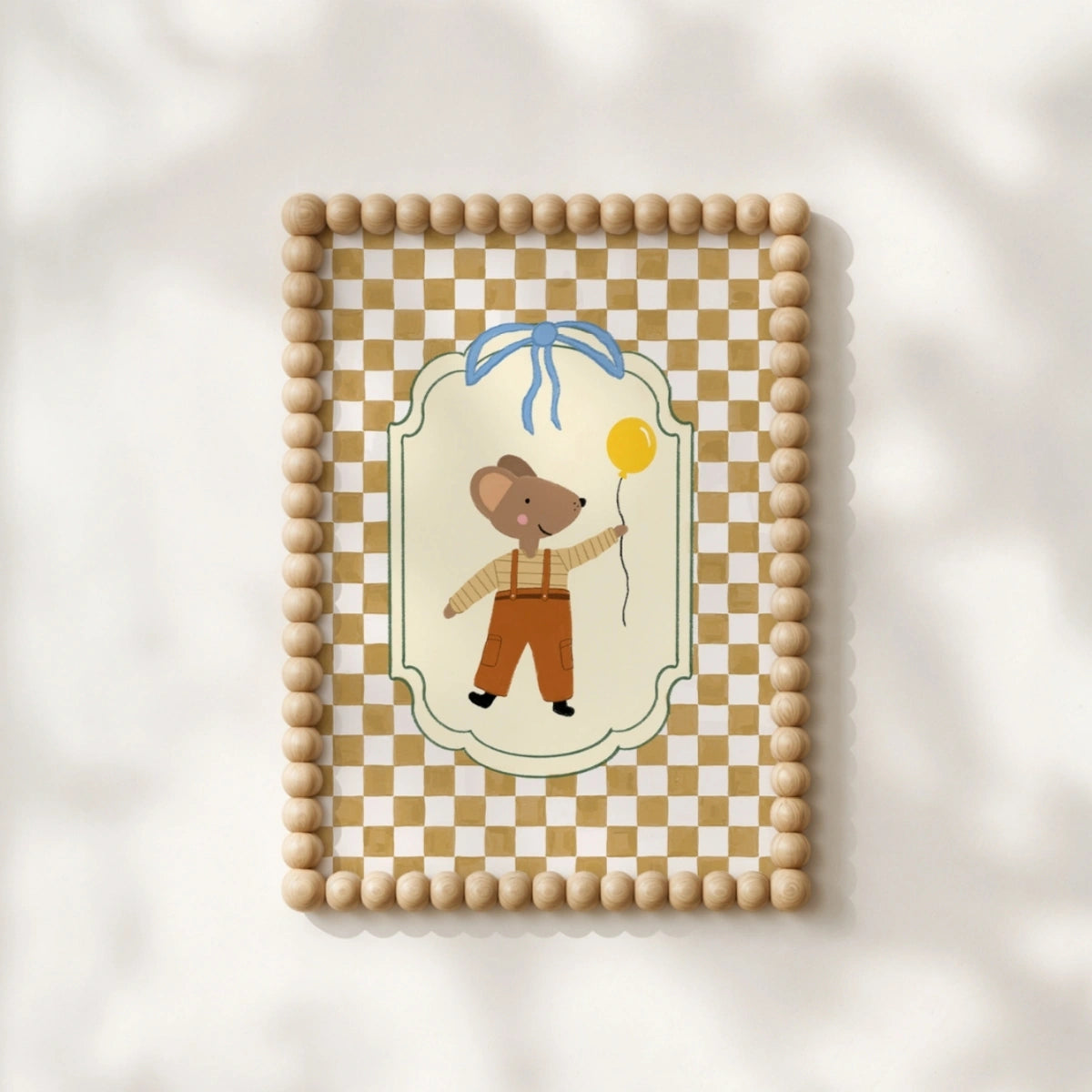 Vintage Animal Nursery Print, Christian Nursery Decor