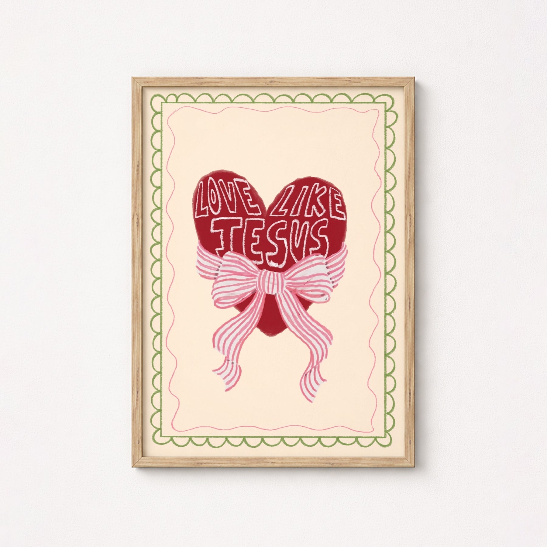 Cottagecore Jesus Wall Decor