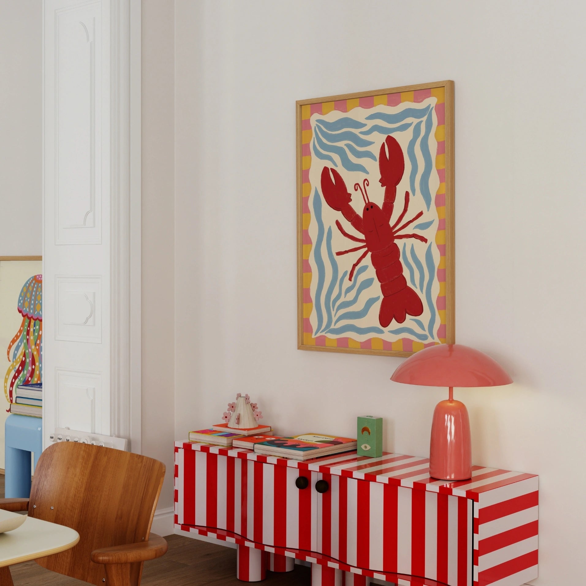 Affiche murale Homard