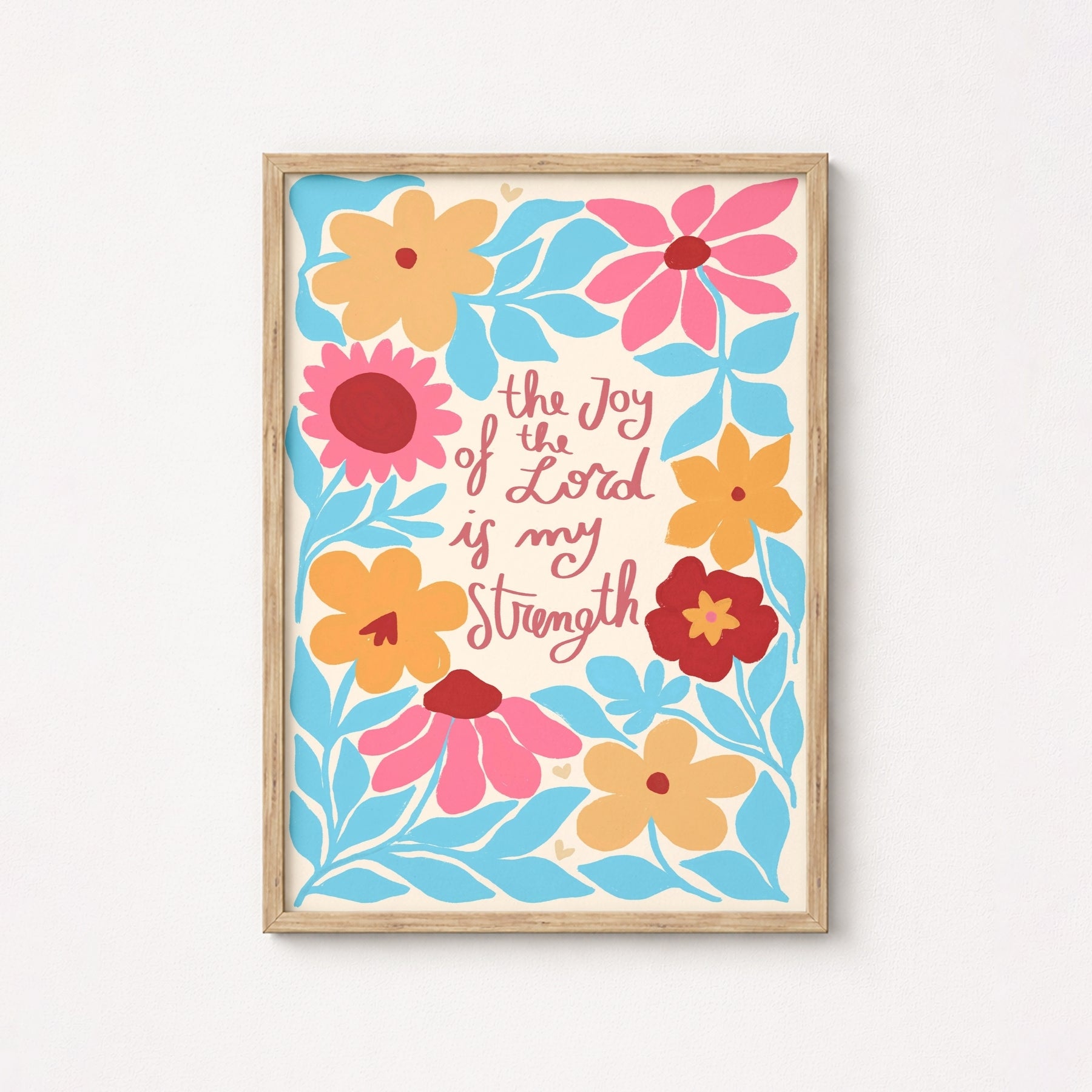 Colorful Faith Decor, Christian Wall Decor
