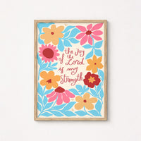 Colorful Faith Decor, Christian Wall Decor