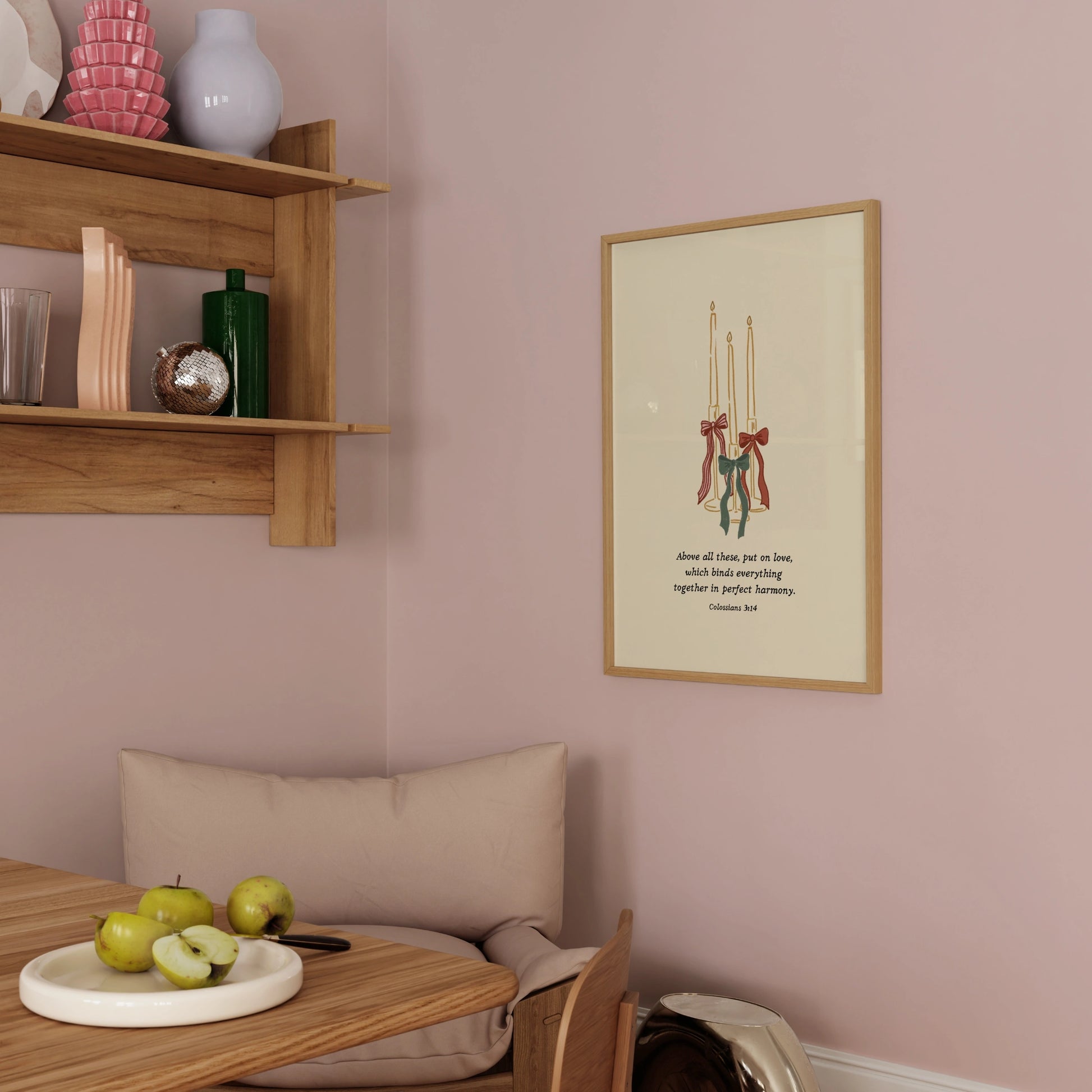 Decorazione per la casa con versetti della Bibbia