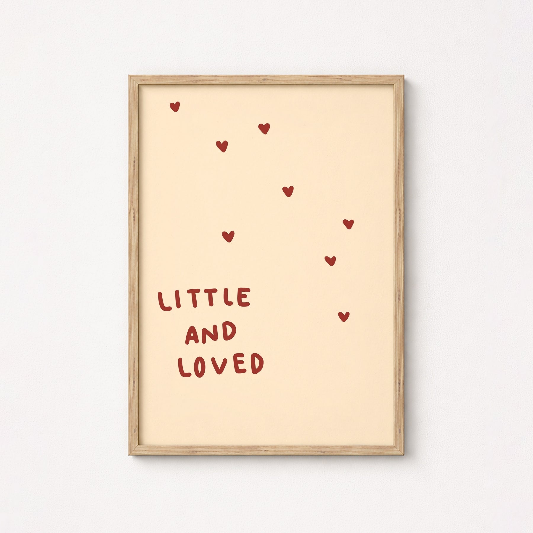 Stampa per la cameretta dei bambini Little and Loved