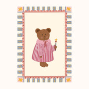 Vintage Bear and Bunny – Nursery & Kids Wall Art Set of 2