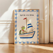 Sailboat Turtle – Nursery & kids wall art