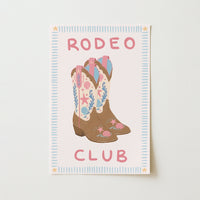 Coastal Cowgirl Boots Wall Art