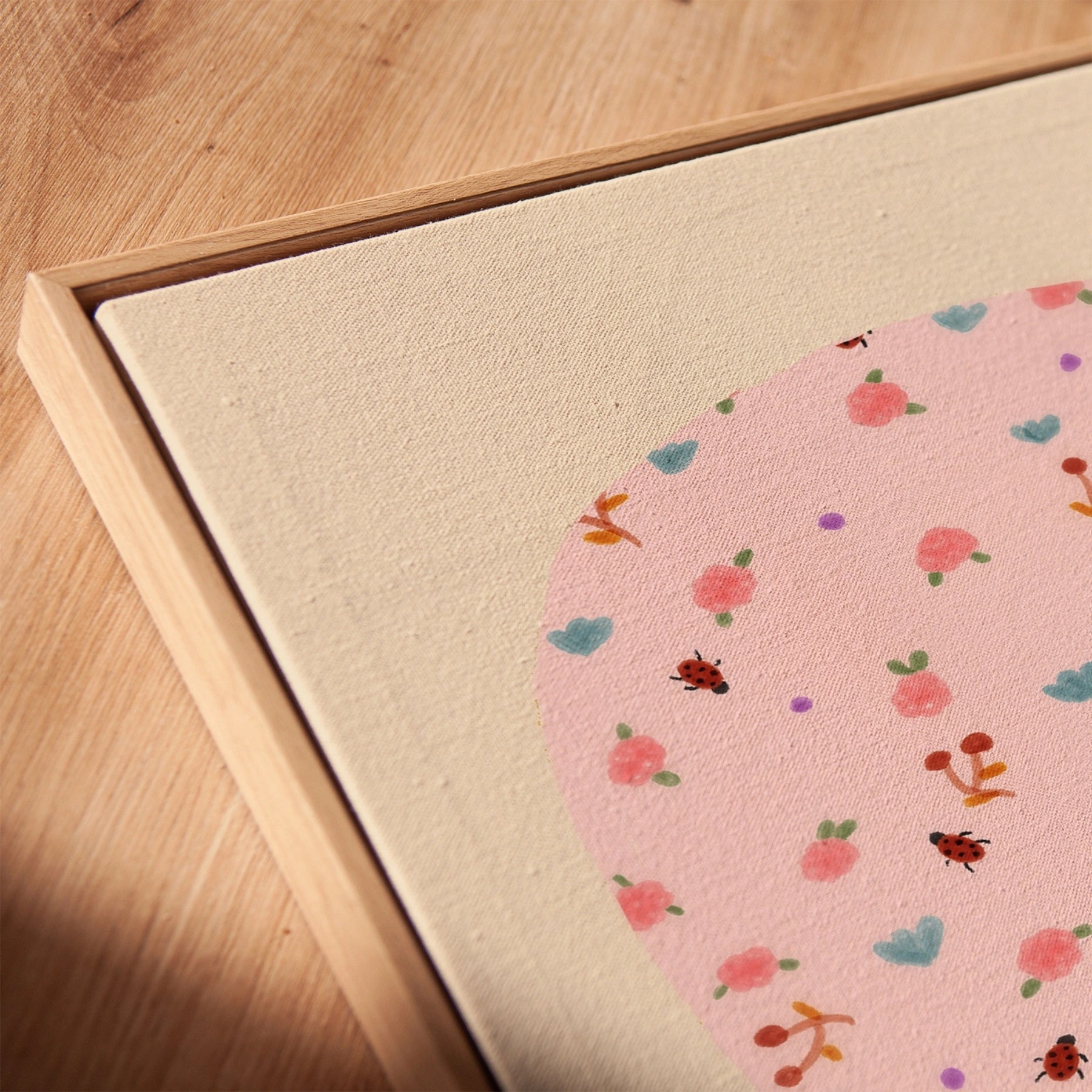 Floral Hot Air Balloon Canvas Wall Art