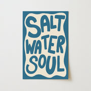 Salt Water Soul Blue – Coastal Wall Art