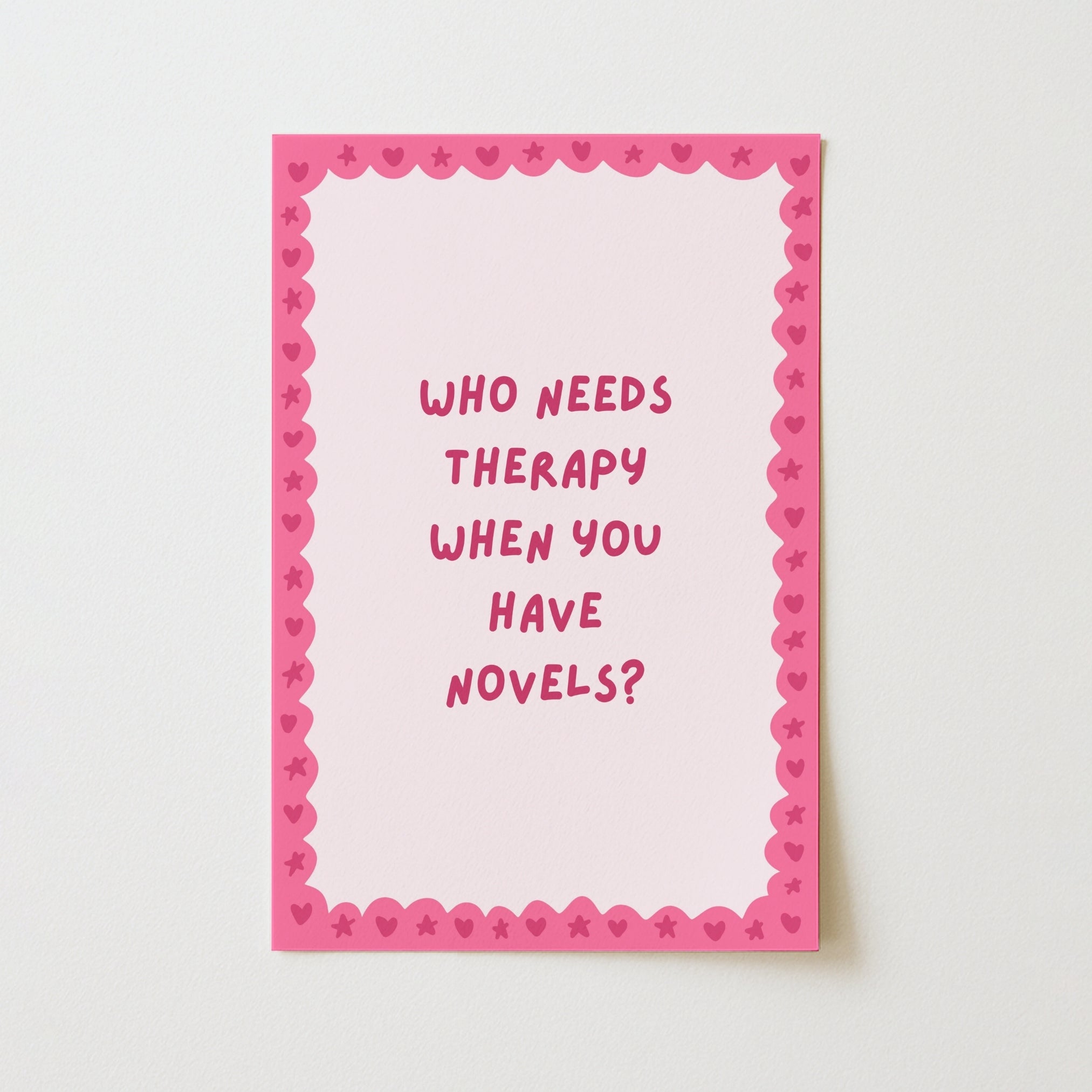 Chi ha bisogno di terapia? – Stampa rosa libresca