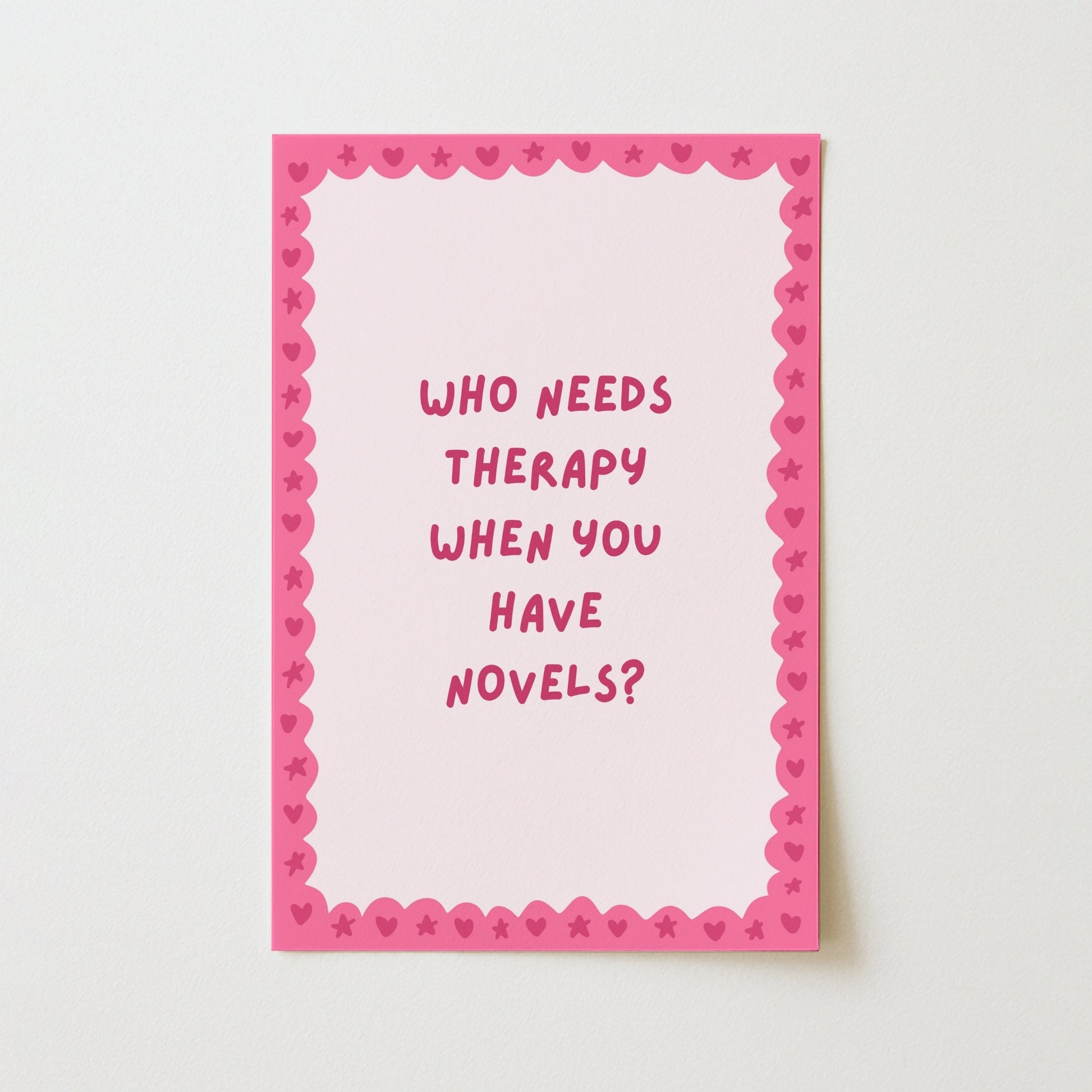 Chi ha bisogno di terapia? – Stampa rosa libresca