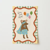 Follow Your Dreams Nursery Wall Art, Colorful Kids Decor