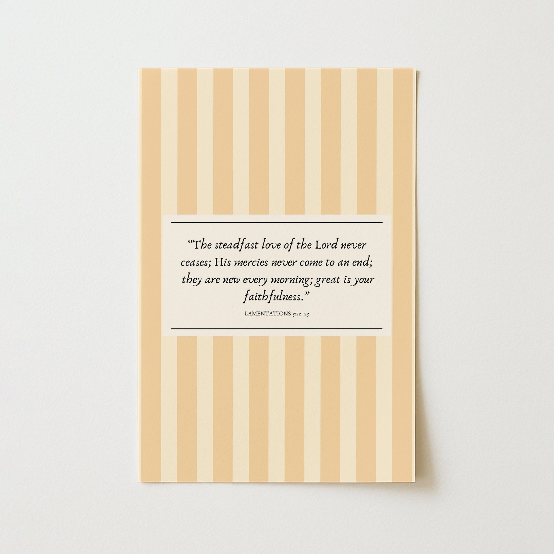 Faith Based Minimal Poster