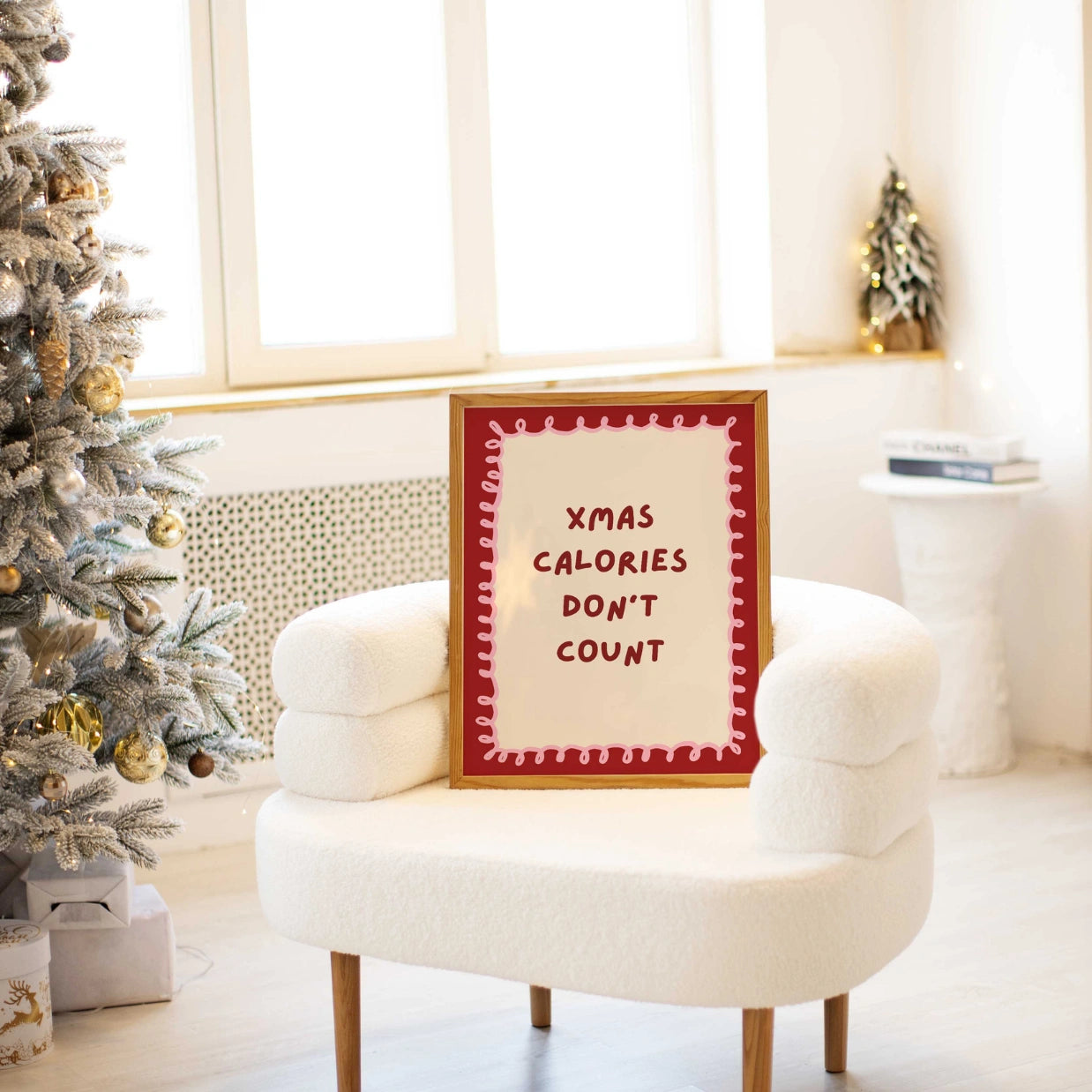 Xmas Calories Don’t Count Poster