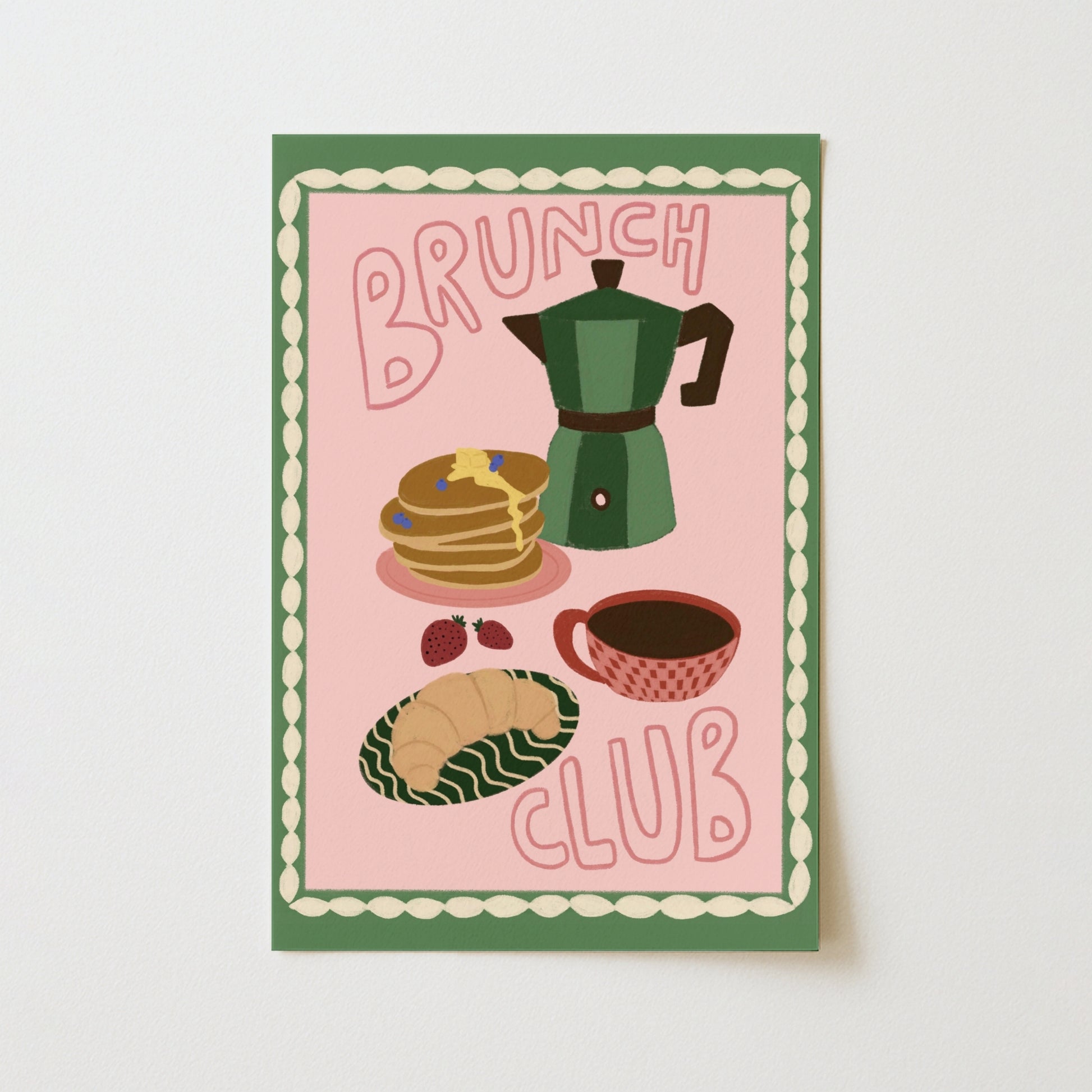 Brunch Club Kitchen Poster