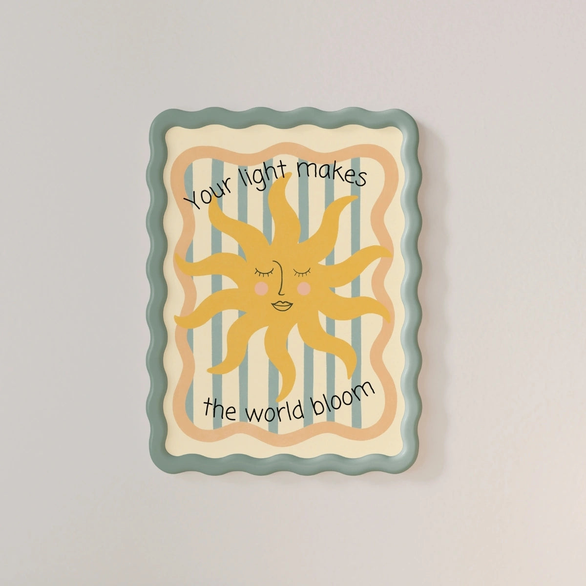 Warm Yellow Baby Room Decor, Colorful Kids Decor