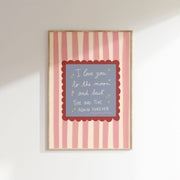 To the Moon and Back – Nursery & Kids Wall Art