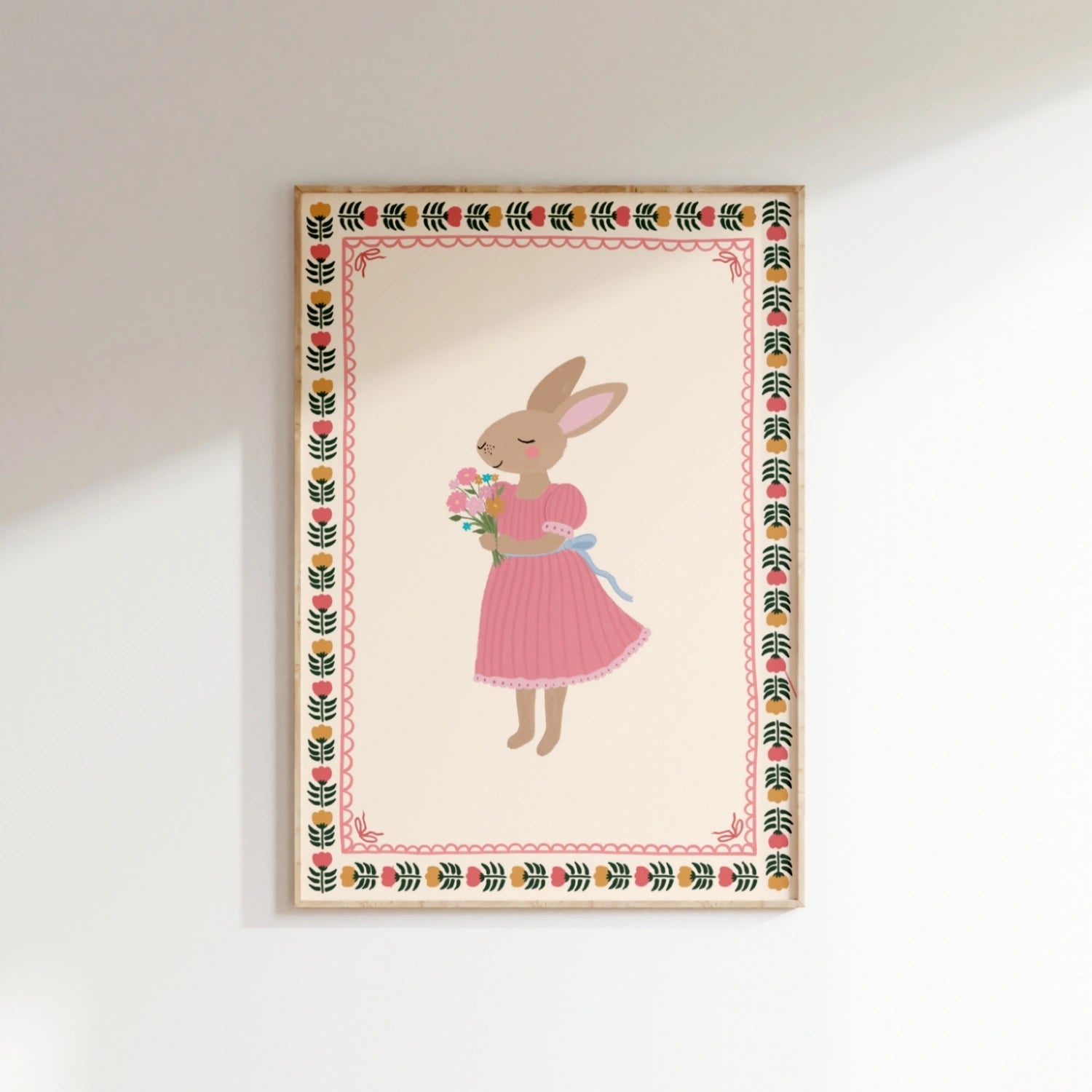 Soft Pink Nursery Decor, Girls Room Decor