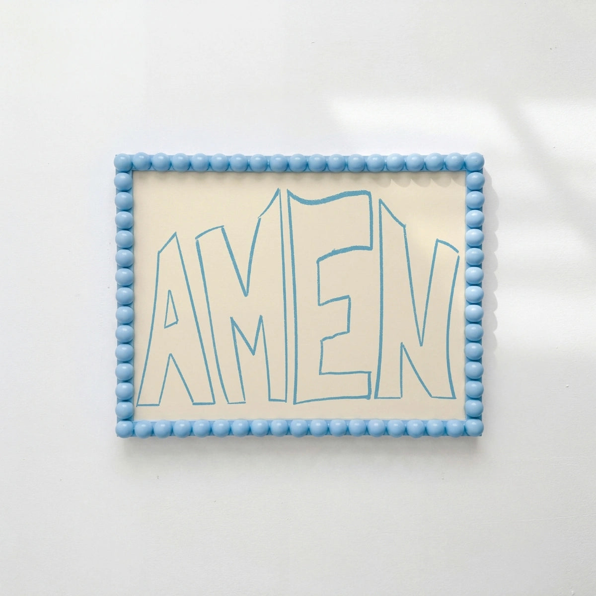 Amen Wall Art – Minimalist Christian Print, Christian Wall Decor