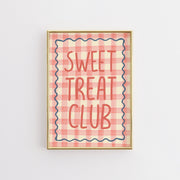 Cute Pink Gingham – Kitchen Wall Art