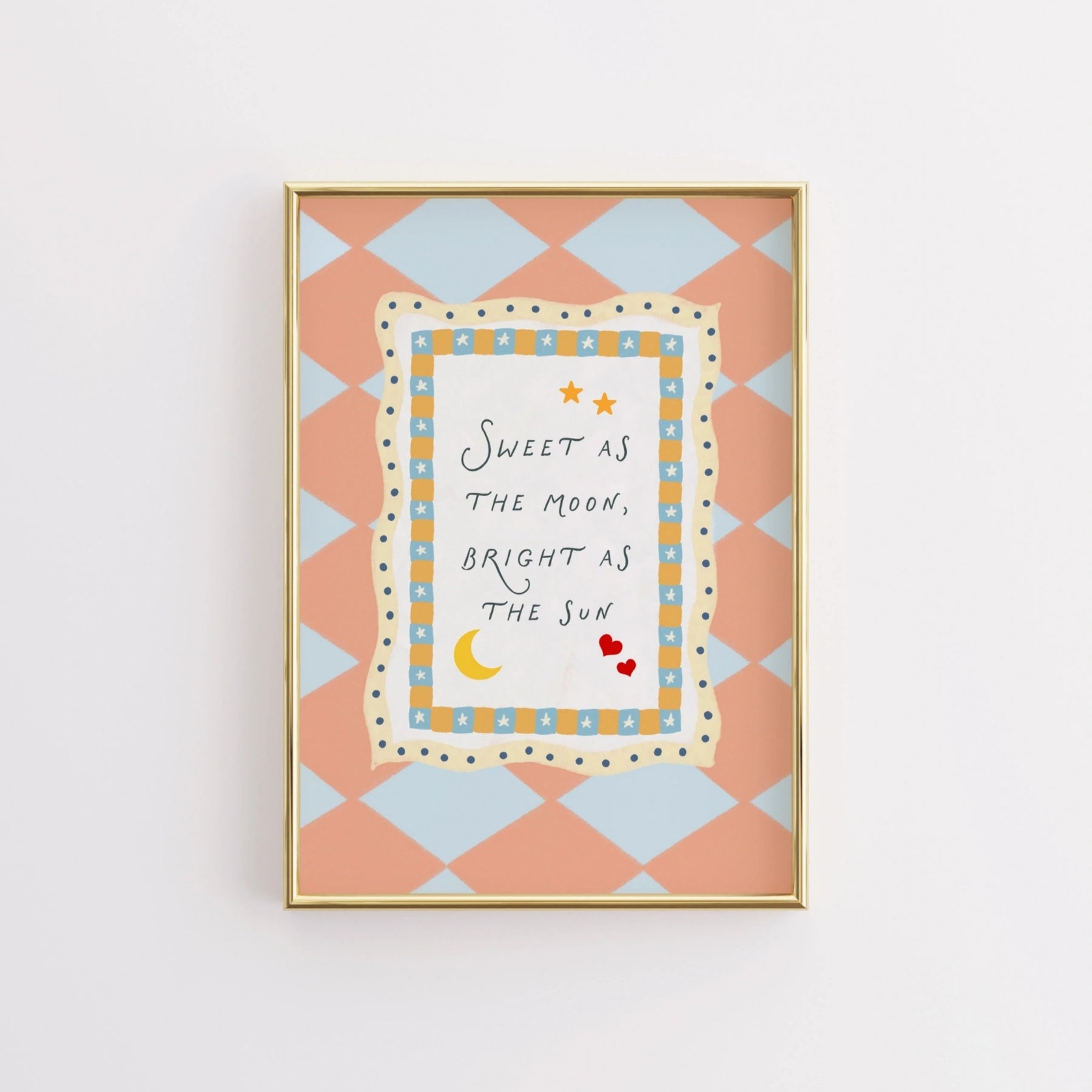 Dolce come la luna e luminoso come il sole