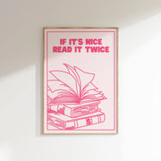 Read It Twice – Bookish Wall Art