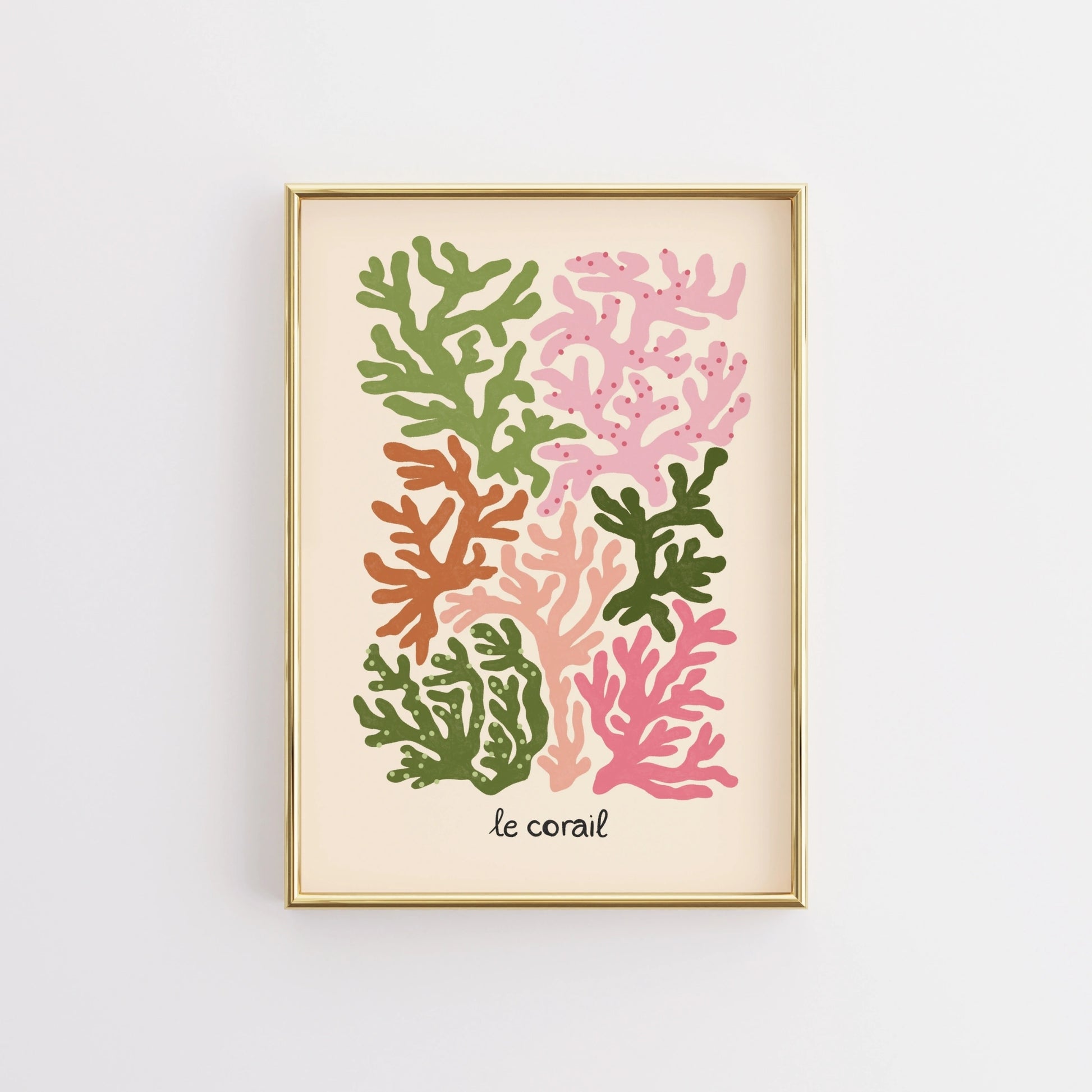 Tropical Seaweed Poster