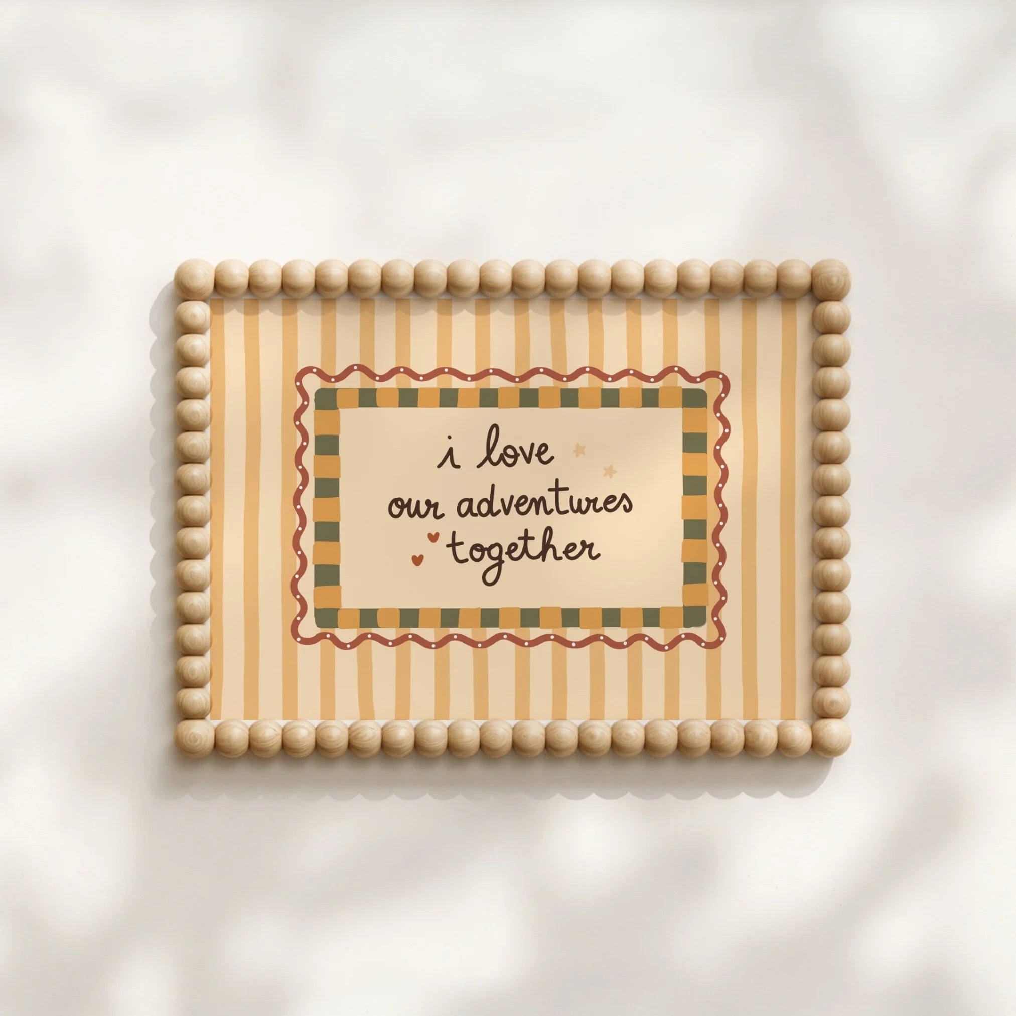 I Love Our Adventures Together – Nursery & Kids Wall Art