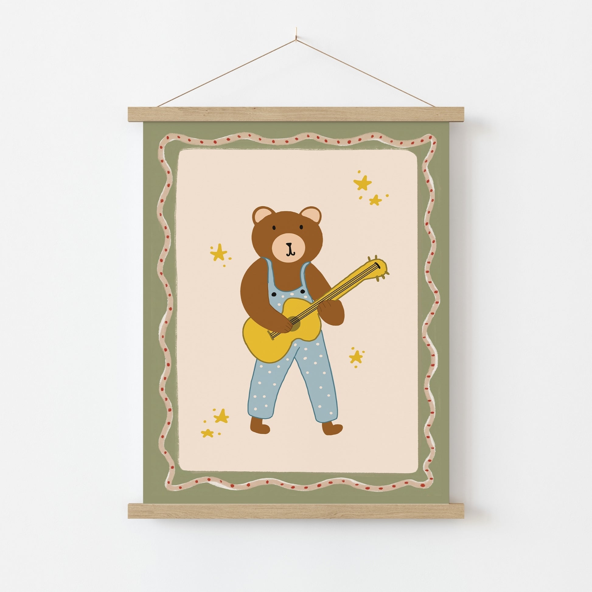 Cute Animal Music Wall Art