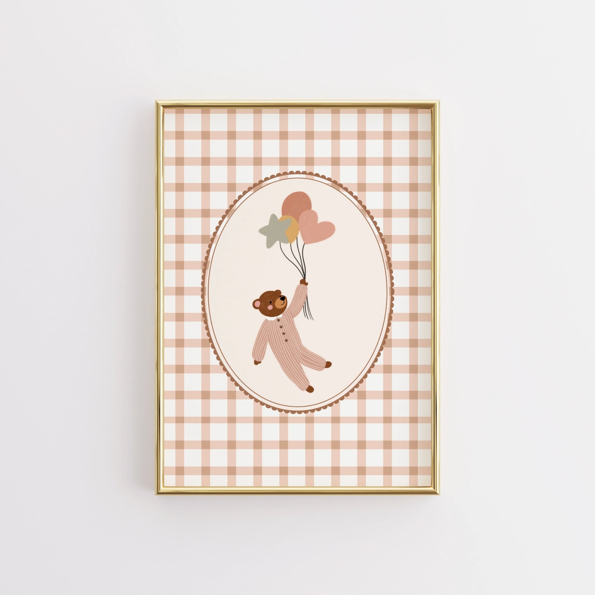 Arte de Pared Infantil Osito de Peluche
