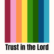 Trust in the Lord – Arte de pared cristiano