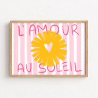 L’Amour au Soleil – French Summer Wall Art