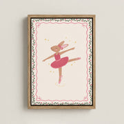 Ballerina Bunny – Nursery & Kids Canvas Wall Art